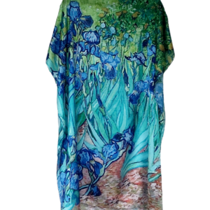 Rochie plaja tip poncho, irisi, marime universala