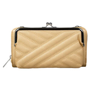 Portofel tip gentuta crossbody auriu antichizat, 20 x 11 x 4.5 cm