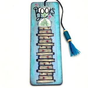 Semn de carte lucrat manual, so many books so little time